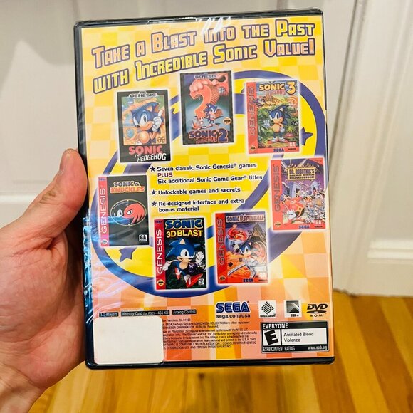 PLAYSTATION 2 - SONIC MEGA COLLECTION PLUS Game COMPLETE New BLACK LABEL PS2 - Picture 15 of 16